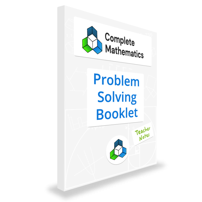 complete maths problem solving booklet